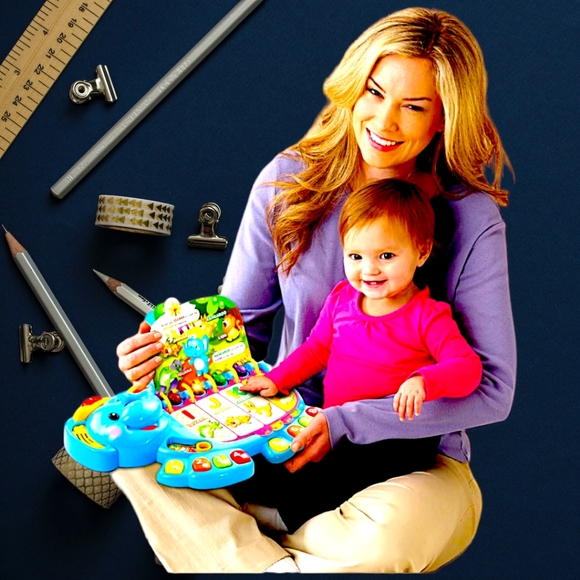 VTech Touch and Teach Elephant Book , BlueLearning/Educational Toy - Picture 8 of 11